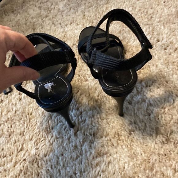 Kendall & Kyle Women's Black Sandal Stiletto’s Size 9M - Picture 3 of 13